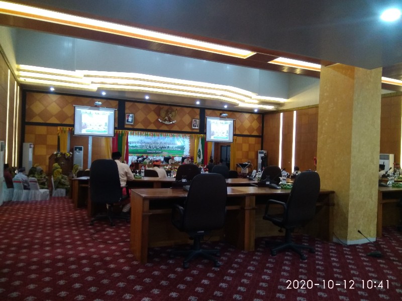 Paripurna Peringati Hari Jadi Kabupaten Siak ke 21, Kursi Anggota Dewan Banyak Kosong