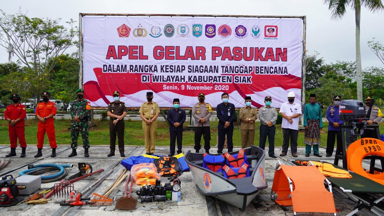 Pemkab Dan Polres Siak Gelar Apel Siaga Tanggap Bencana Alam