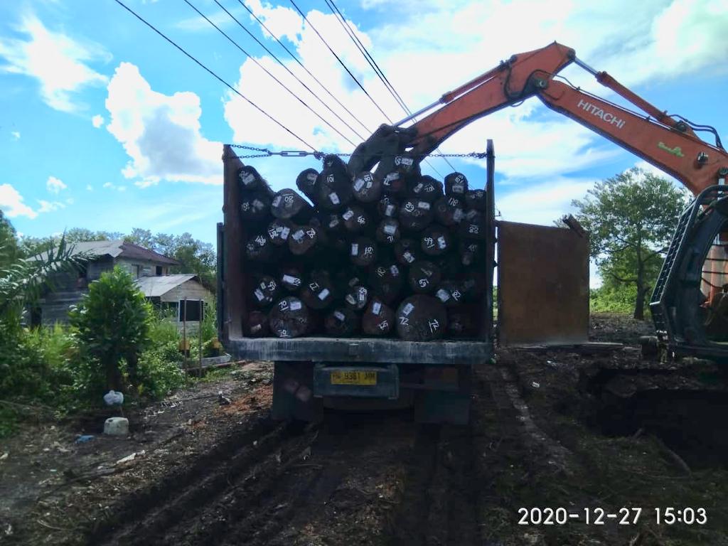 Terkait Kayu Alam di Sungai Rawa Siak, Penghulu Mulyadi: Kami Dapat Rp300 Ribu