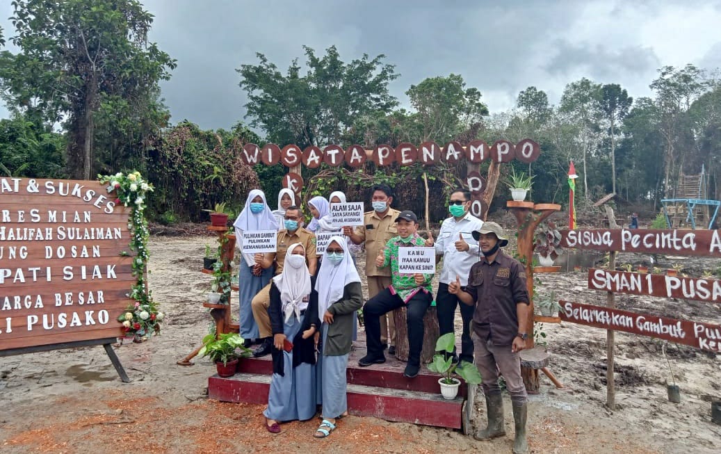 SISPALA OSIS SMAN 1 Pusako, Dukung Pemanfaatan dan Pelestarian ekosistem Gambut