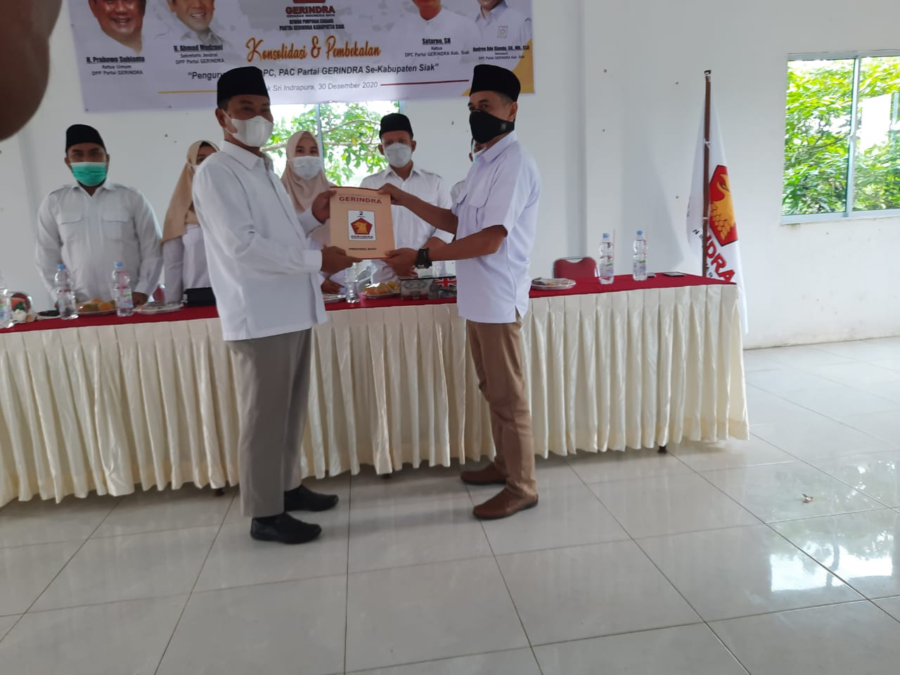 DPC Gerindra Kabupaten Siak Gelar Konsolidasi dan Pembekalan Kader