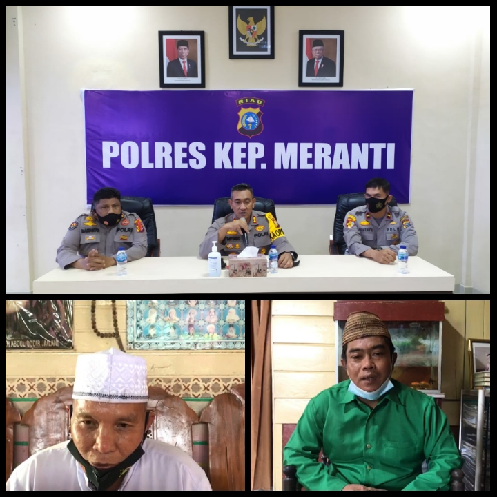Polres Meranti Tindak Lanjuti SKB Tentang Larangan Kegiatan dan Penggunaan Simbol Atribut FPI