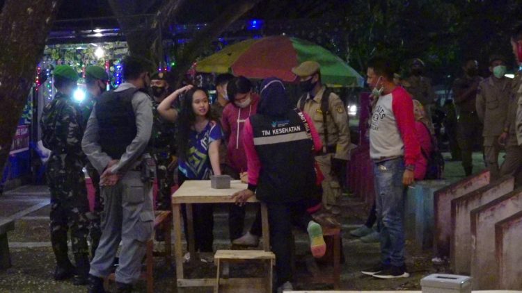 Awal 2021, Satgas Covid-19 Kendari Gencarkan Operasi Yustisi di Sejumlah Tempat Keramaian