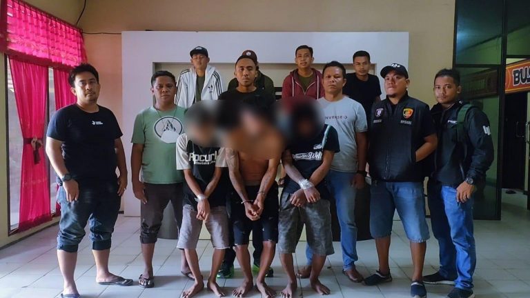 Buser 77 Kendari Tangkap 3 Pelaku Penikaman Saat Malam Tahun Baru