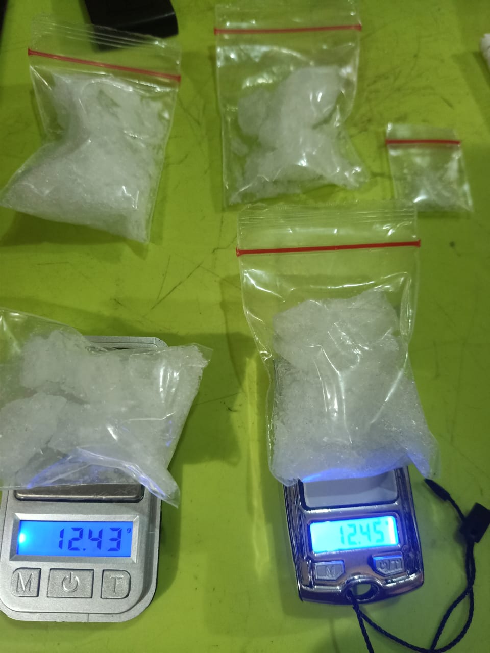 Polsek Koto Gasib Siak, Amankan Empat Paket Sabu Beserta Pemiliknya